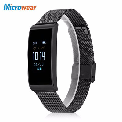 

Microwear X3 Couple Health Sport Bracelet Heart Rate Blood Pressure Fitness Tracker Smart Band for Men Women