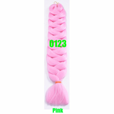 

Jumbo Braids Synthetic Braiding Hair 23 Color Available 165g 41 Inch Hair Extension Pink Blue Green 1pce