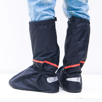

Wolf walker high tube flat rain shoes set men&women thickened waterproof shoes waterproof shoes cover rain boots non-slip boots riding shoes LXZ-9004 black  code
