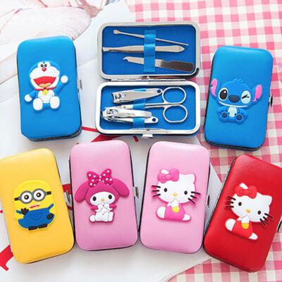 

Shouyou cartoon portable nail clipper set nail clipper manicure set decoration nail scissors manicure tool JD-SN-67 Merlot
