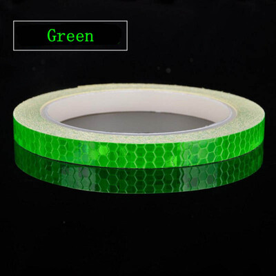 

Bicycle reflector sticker Fluorescent MTB Bike Bicycle Sticker Cycling Wheel Rim Reflective Stickers Decal 8M length