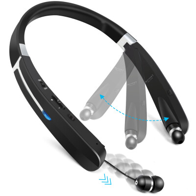 

TOPROAD Sport Bluetooth Headphone Portable Foldable Wireless Earphones Noise Canceling Headset Support Mic Retractable earbuds