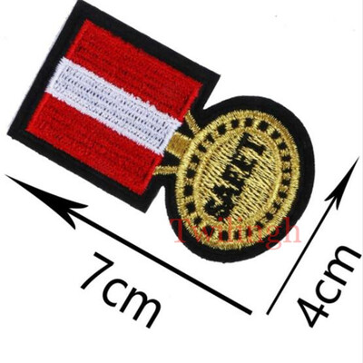 

1 pcslot Brand Embroidered Patches Letter Cartoon Color Sequin Patch Iron On Fabric Badge Sew On Clothes Appliques DIY Stickers