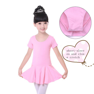 

2018 Girls Ballet Leotard Long or short Sleeve Gymnastic Leotard Ballet Dress Dancer Kids Girls Ballet Costumes Dance Leotard Danc