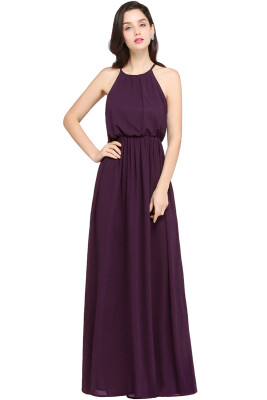 

Evening Long Prom Dress Formal Party Gown Bridesmaid A-line Chiffon Dresses Summer Women Dresses