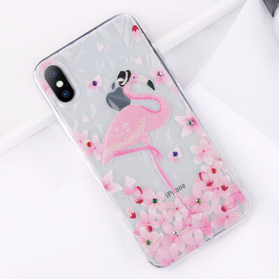 

Cartoon 3D White Clouds Phone Case For iPhone 6 7 8 plus X