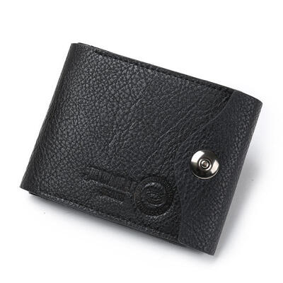 

Wallet Short Wallet Men Leather Mens Leather Wallets For Money And Cards PU Leather Credit Card Holder