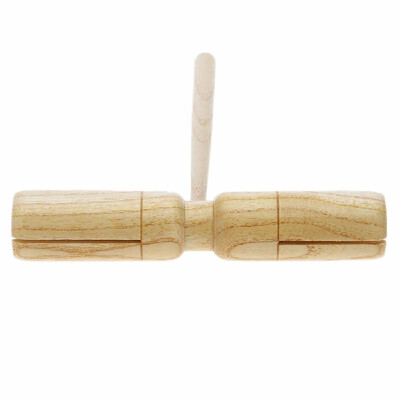 

Little Wooden Crow Sounder Two Tone Exquisite Kid Children Musical Toy Percussion Instrument