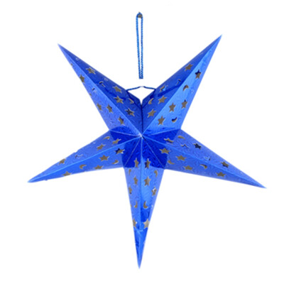 

30cm Pentagram Lampshade Paper Star lantern Hanging Star Colourful Decoration