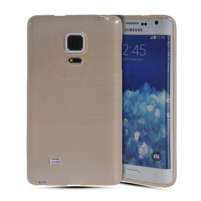 

MOONCASE Мягкие гибкие силиконовый гель ТПУ Shell задняя крышка чехол для Samsung Galaxy Note Edge Желтый