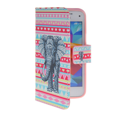 

MOONCASE Pattern Style Leather Side Flip Wallet Card Slot Pouch Stand Shell Back ЧЕХОЛ ДЛЯ Samsung Galaxy S5 i9600