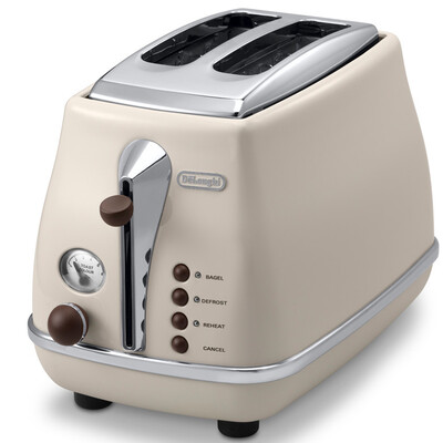 

Италия Delonghi CTO2003 (кремово-белый) тостер хлеб машина тост машину тост машины домой нержавеющая сталь пылезащитный чехол