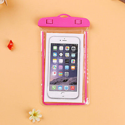 

Universal Waterproof Phone Pouch FOR Sony Xperia Z2 L50W C770X D6503 Swimming Diving Transparent Bag Luminous Case