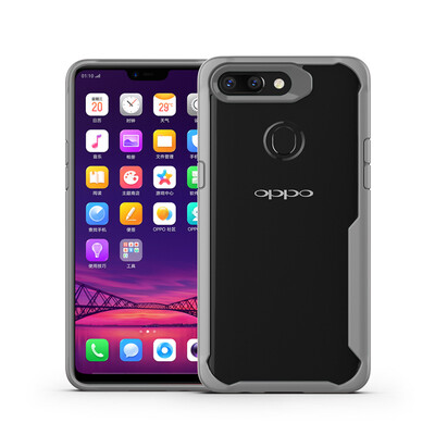 

Goowiiz Luxury Phone Case For Oppo R15R15 Dream HD Clear Acrylic TPU Silicone Prevent falling Full protection