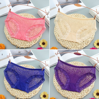 

women Panties mesh briefs female Teenage Small sizes ultra-thin summer Underwear panty students girls bragas