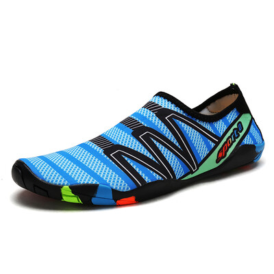 

Hot 2018 Summer Outdoors Unisex Beach Aqua Shoes For Adult Comfortable Seaside Walking Upstream Lightweight Swimming Sneakers