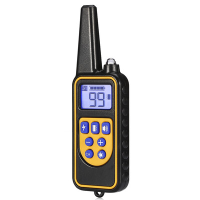 

Paramita Dog Training Collar Waterproof Rechargeable LCD Display 2800ft Remote Dog Shock CollarBeepVibrationShock for MediumL