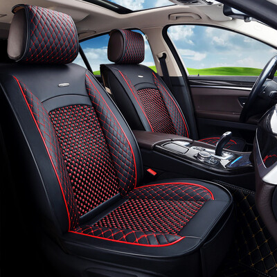 

BOLISH five four-season general-purpose car seat car seat cushion all surrounded by environmentally-friendly breathable car seat cover car seat cushion pad Hangzhou embroidery straw machine standard business black
