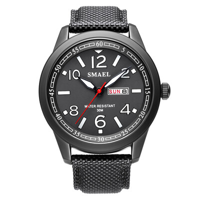 

SMAEL New Watch Waterproof Calendar Leather Multi Function Male Watch Outdoor Sports Quartz Watch