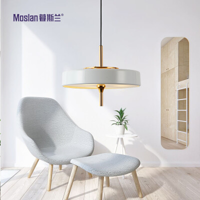 

Dusilam Caron single head restaurant lamp chandelier Taipei European style dining room lamp modern study chandelier modern li