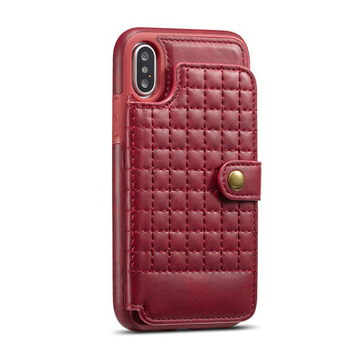 

Iphone X retro business card shatter-resistant leather phone protective shell IPhone78plus