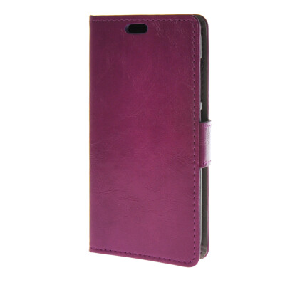 

MOONCASE Smooth PU Leather Flip Wallet Card Slot Bracket Back чехол для Huawei Ascend Y520 Purple