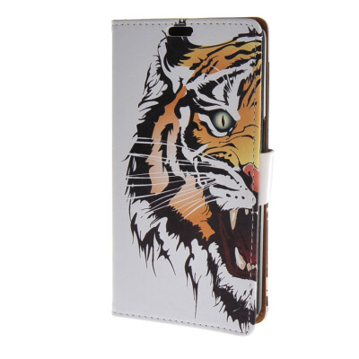 

MOONCASE чехол для Alcatel One Touch Flash OT-6042D Leather Flip Wallet Style and Kickstand Case Cover [Cute Pattern] a13