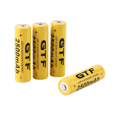 

4pcs 3.7V 14500 2500mAh Li-ion Rechargeable Battery For Flashlight Torch