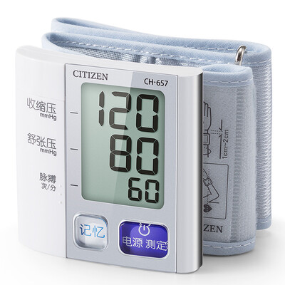 

Citizen CITIZEN electronic sphygmomanometer CH-657 home wrist-type blood pressure monitor
