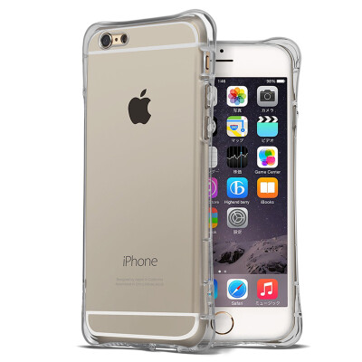 

Transparent Clear Soft TPU Silicone Small Pretty Waist Coque Back Cover Case With Strape For Apple iPhone 6 6S Plus 4.7 5.5 Inth