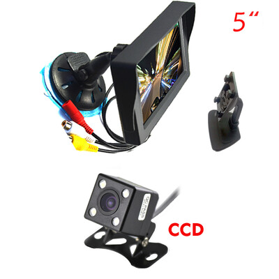

Newest 5" inch LCD TFT Car Monitor Instrument panelwith sucker Security Car Rear View Camera priority Color Monitor