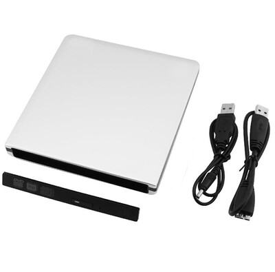 

Reliable USB 30 External Slim Case For 95mm Height SATA CD DVD-Rom DVD RW Drive