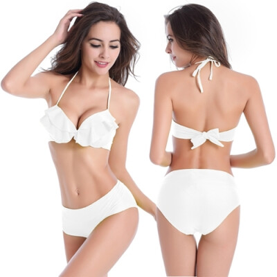 

Горячие оптовые продажи Flipped Top Underwired Cup Бикини Beachwear Высокая талия Купальник