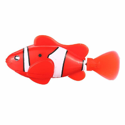 

Fish Magical Electronic Toy Flashy Electronic Fish Pets Robot Swimming Fish Wonderful Electric Clownfish Induce Bath Companion Toy