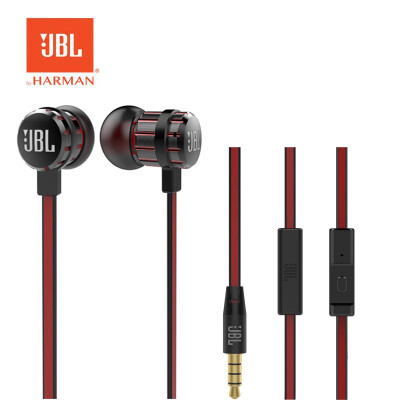 

JBL T190A Stereo In-ear Headphones Phone Headset Computer Gaming Headphones With Michael Call Apple Andrews Universal Black