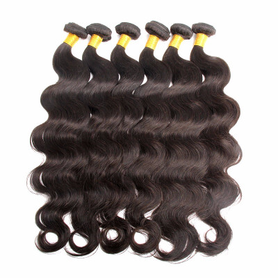 

Sivolla Free Shipping Raw Virgin Human Hair Bundles Brazilian Body Wave Full Cuticle Natural Black Hair 34PCS a Lot Origianl Hair