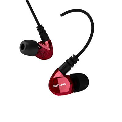 

ROVKING) G10 upgrade version of the strong subwoofer earphones walking subwoofer wine red