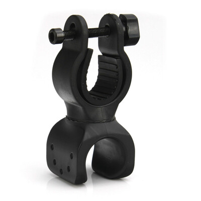 

360� Swivel Flashlight Mount Stand Holder For LED Bicycle Bike Torch Clip Clamp