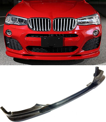 

3-D Style Carbon fiber Front Lip Spoiler Fit For BMW F26 X4 M-Sport