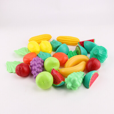 

BOOM LIGHT Pretend Play Food Set Pretend Vegetables Fruits Educational Toys 26 Pcs XG26-2