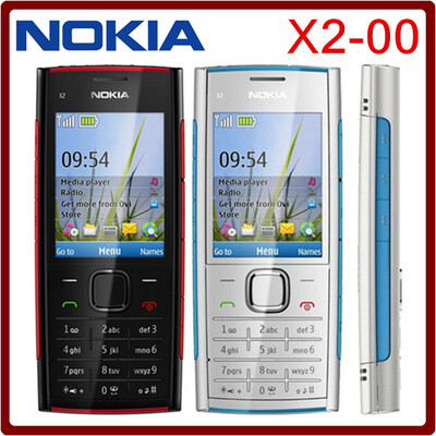 

X2 Original Nokia X2-00 Bluetooth FM JAVA 5MP Unlocked Mobile Phone Hot selling in Poland Free shipping