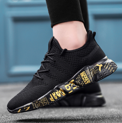 

Mens Running Trainers Gym Sports Shoes Lace Up Flat Comfy Fitness
