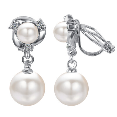 

Yoursfs Stud Earrings for Women Rose Gold Color Fashion Earrings Top Quality CZ Simulated Pearl Earrings for Mothers Day Gift E