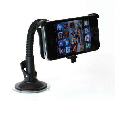 

Black In-Car Mobile Extension Holder with Flexible Neck For iPhone5