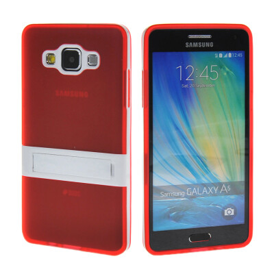 

MOONCASE Soft Flexible Silicone Gel TPU Skin Stand Shell Back Case Cover for Samsung Galaxy A5 Red