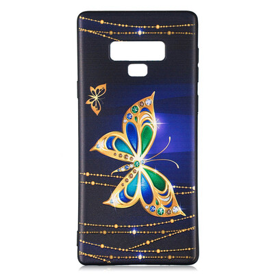 

Samsung Galaxy Note 9 Case Embossed Soft TPU Shockproof Print Protective Cover