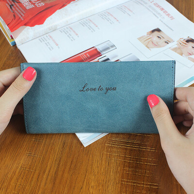 

New Womens Simple Long Section Thin Wallet Multi-card Bit Purse