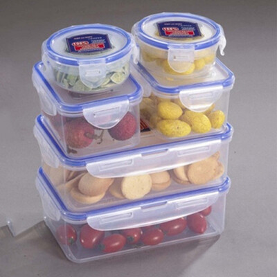 

Anya anerya kitchen multi-grain storage storage box high sealed box refrigerator storage box food finishing storage irrigation 6 sets