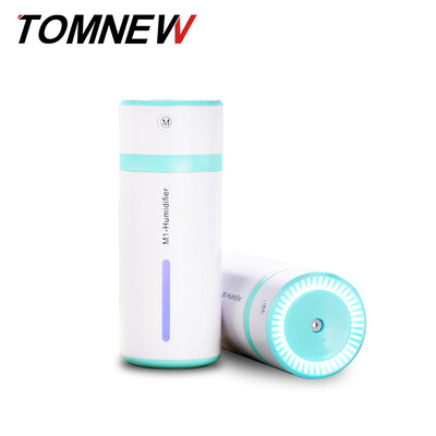 

TOMNEW 230ML Air Humidifier Color Cup USB Mini Ultrasonic Aroma Diffuser Air Purifier with LED Night Light for Home Office Car