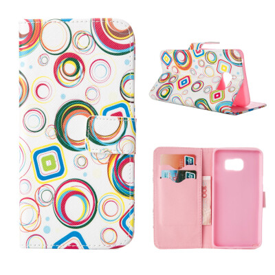 

MOONCASE Case for Samsung Galaxy Note 5 Flip PU Leather Fold Wallet Card Slot Kickstand Back Case Cover [Pattern series] /a13